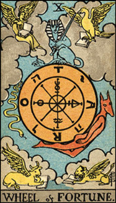 Wheel of Fortune Tarot Card