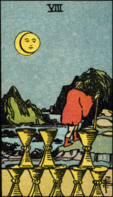 Minor Arcana The Eight of Cups Tarot Card