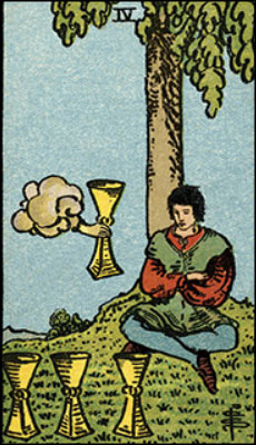 Minor Arcana The Four of Cups Tarot Card
