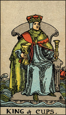 Minor Arcana The King of Cups Tarot Card