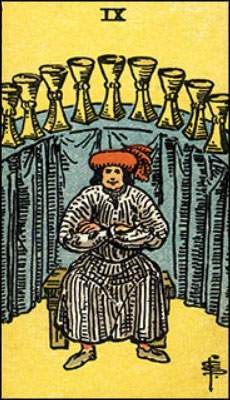 Minor Arcana The Nine of Cups Tarot Card