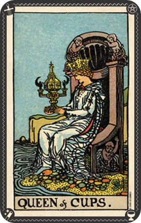Queen Of Cups Card Meaning Psychic Source