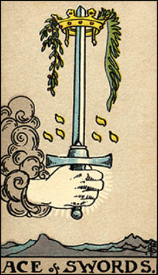 Minor Arcana The Ace of Swords Tarot Card