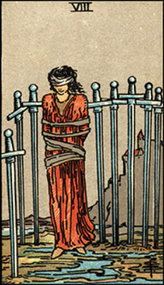 Minor Arcana The Eight of Swords Tarot Card