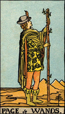 Minor Arcana The Page of Wands Tarot Card