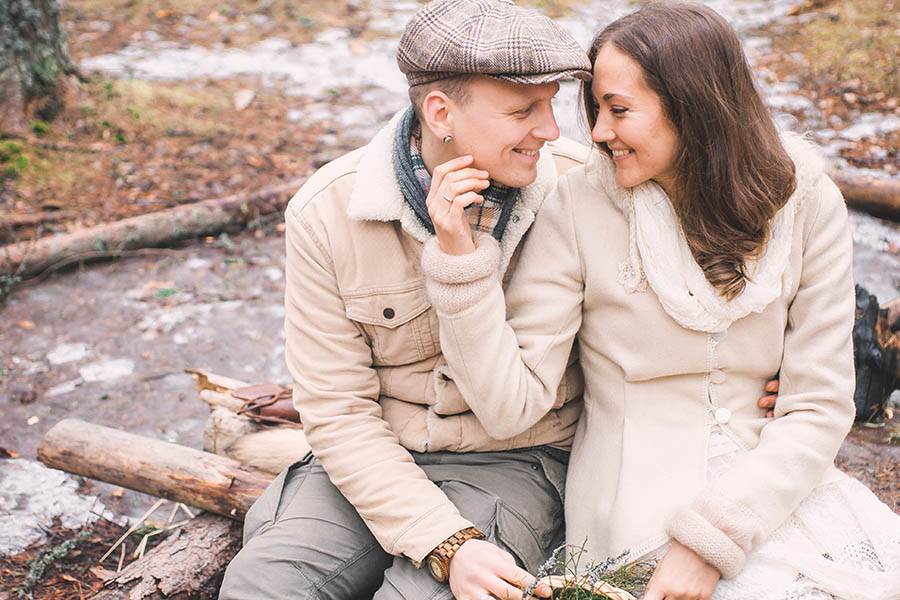 couple in early spring