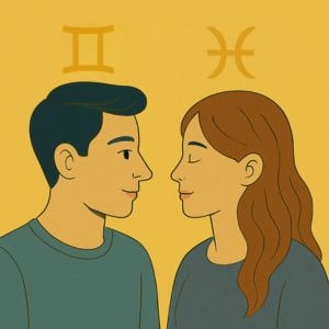 Gemini Man & Pisces Woman: When Air Meets Water in Love