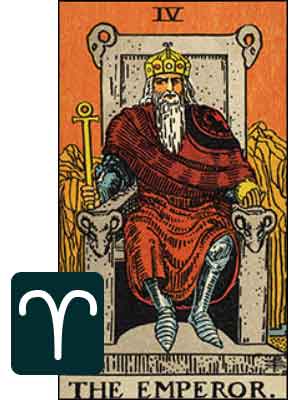 Aries TarotCard: The Emperor