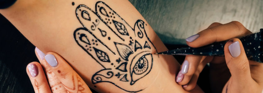 Hamsa Evil Eye Tattoo